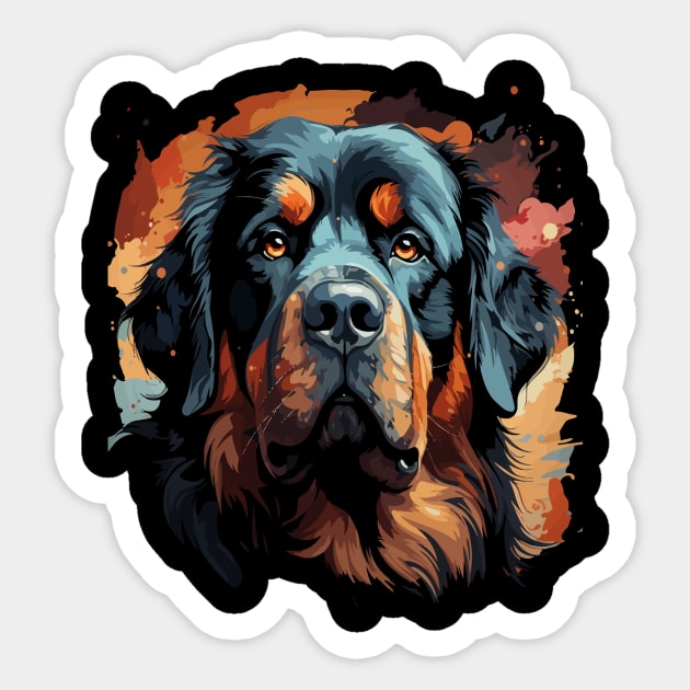 Patriotic Tibetan Mastiff Sticker by JH Mart